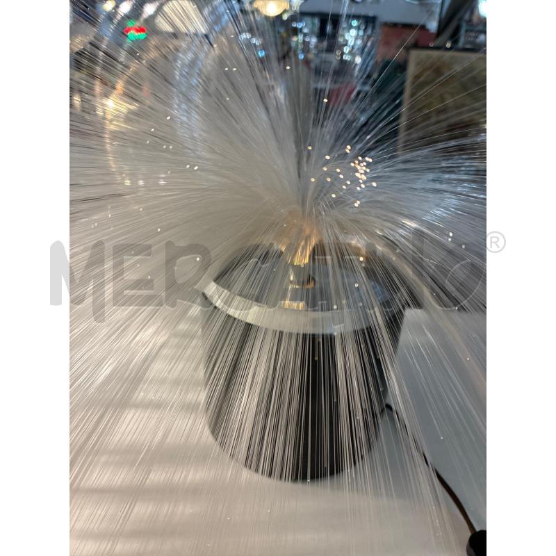 LAMPADA FIBRA OTTICA ANNI 70 GIREVOLE FUNZIONANTE 2 PUNTI LUCE | Mercatino dell'Usato Teramo 2