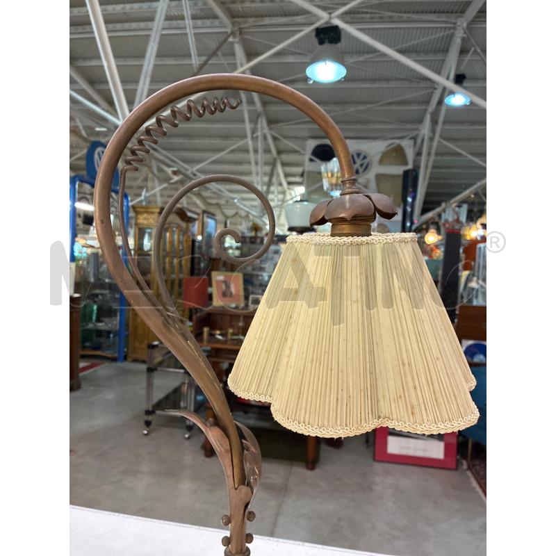 LAMPADA LIBERTY IN OTTONE E PLISSE' 1 LUCE H51 | Mercatino dell'Usato Teramo 2