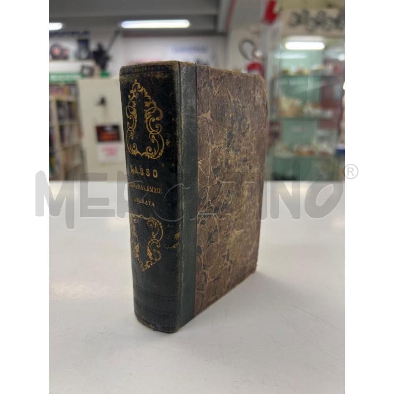 LA GERUSALEMME LIBERATA TORQUATO TASSO 1865 TORINO PER GIACINTO MARIETTI LIBRO EPOCA BUONE COND | Mercatino dell'Usato Teramo 1