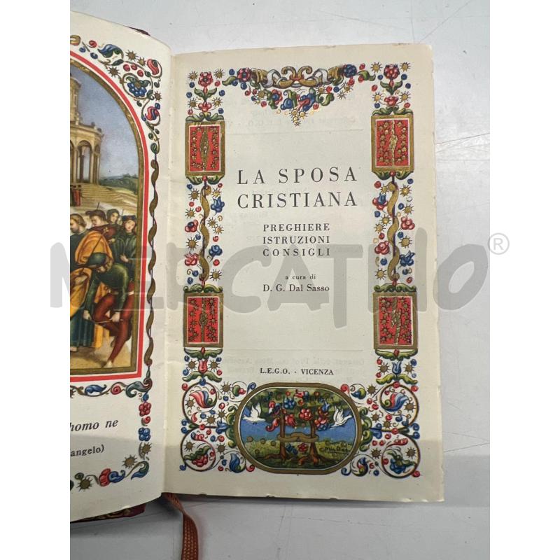 LA SPOSA CRISTIANA LIBRO RELIGIONE VINTAGE DAL SASSO 1948 L.E.G.O. VICENZA OTTIME CONDIZIONI | Mercatino dell'Usato Teramo 4
