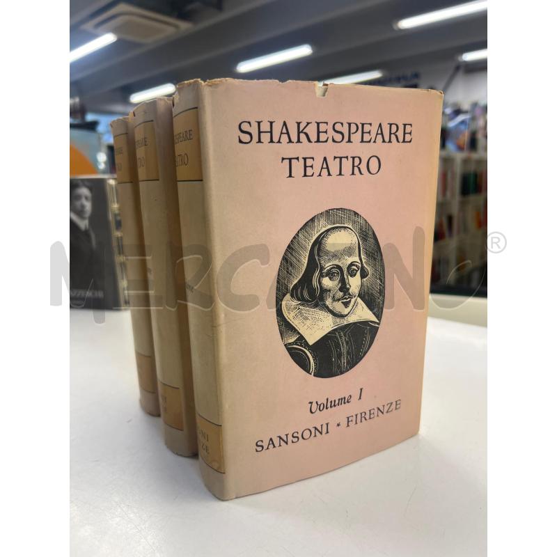 LB 3 VOLUMI SHAKESPEARE TEATRO SANSONI FIRENZE GENNAIO 1950 | Mercatino dell'Usato Teramo 1