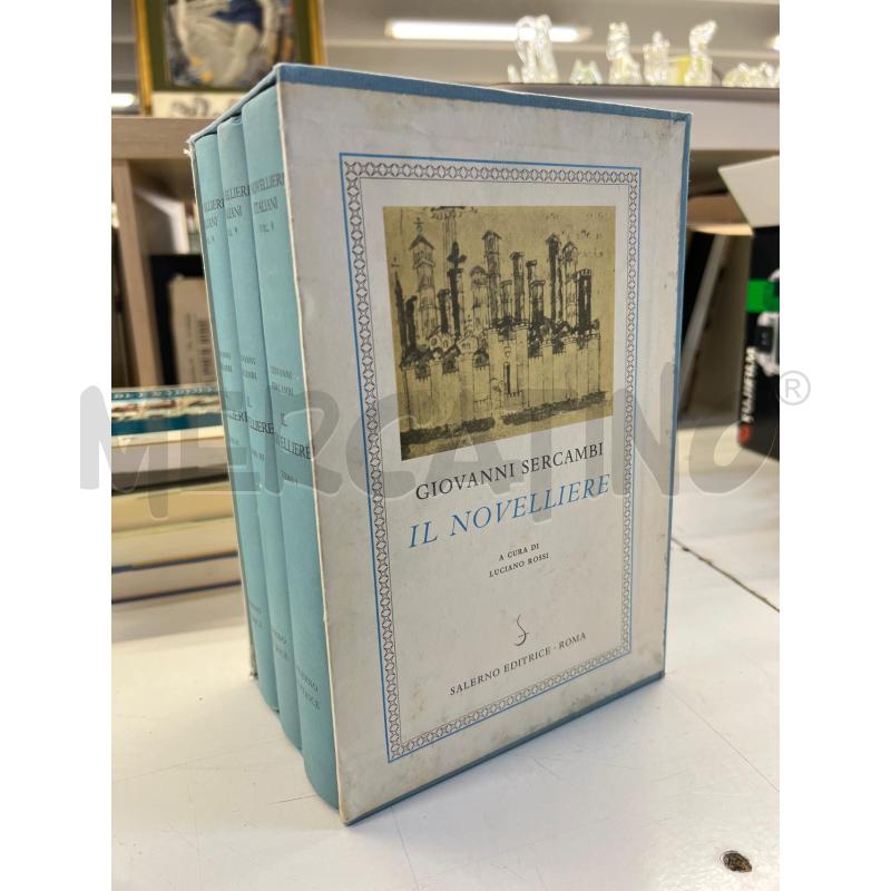 LB 3 VOL IL NOVELLIERE GIOVANNI SERCAMBI SALERNO EDITRICE | Mercatino dell'Usato Teramo 1
