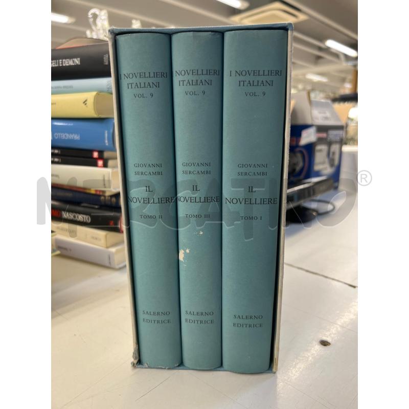 LB 3 VOL IL NOVELLIERE GIOVANNI SERCAMBI SALERNO EDITRICE | Mercatino dell'Usato Teramo 2