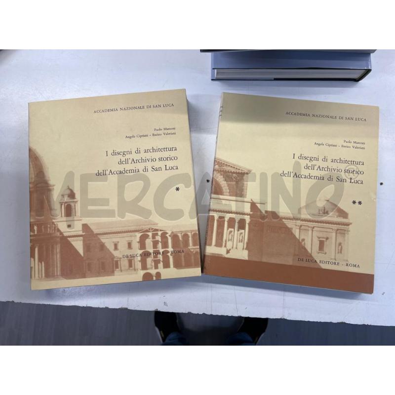 LB ARTE DISEGNI ARCHITETTURA ACCADEMIA SAN LUCA 2 VOLUMI | Mercatino dell'Usato Teramo 1