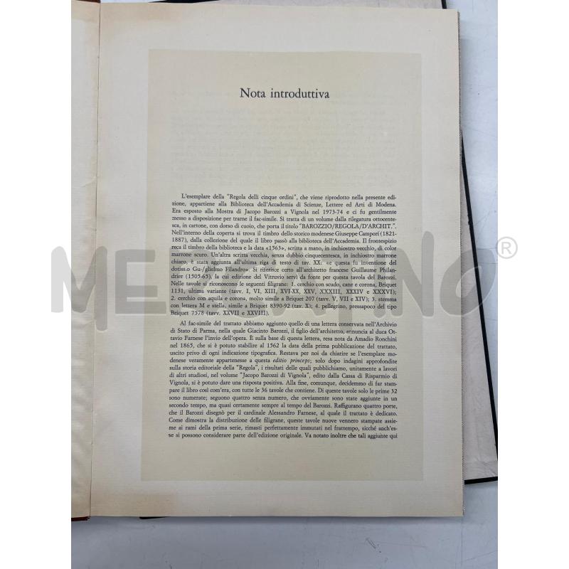 LB ARTE REGOLA DEI CINQUE ORDINI BAROZZI DA VIGNOLA | Mercatino dell'Usato Teramo 3