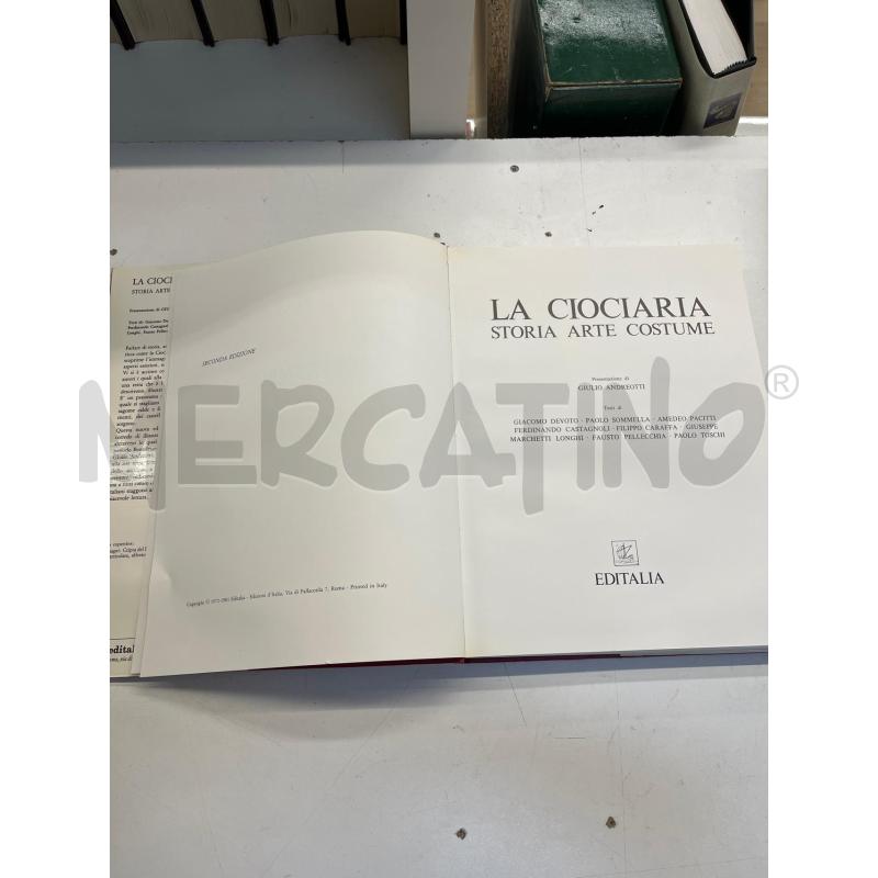 LB LA CIOCIARIA STORIA ARTE COSTUME | Mercatino dell'Usato Teramo 3