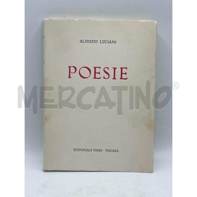 LB POESIE ALFREDO LUCIANI TREBI PESCARA 1963 | Mercatino dell'Usato Teramo 1