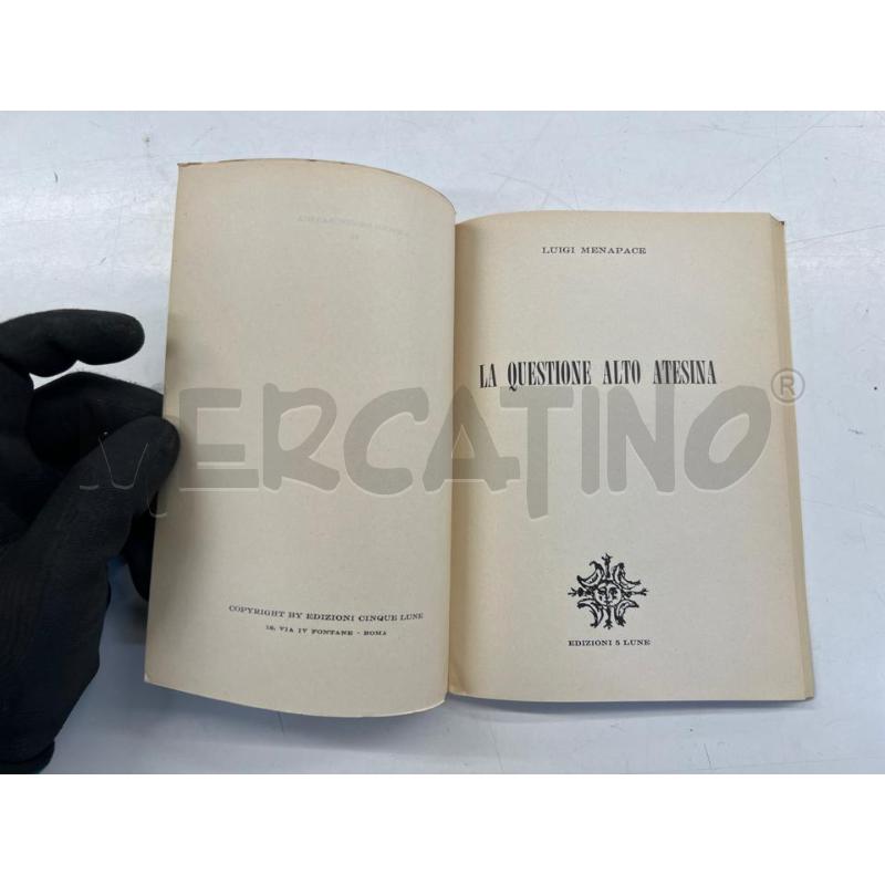 LB QUESTIONE ALTO ATESINA MENAPACE 1959 | Mercatino dell'Usato Teramo 2