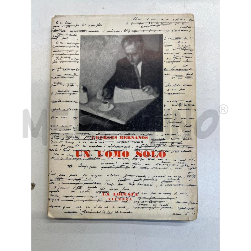LB UN UOMO SOLO BERNANOS LA LOCUSTA VICENZA 1962 | Mercatino dell'Usato Teramo 1