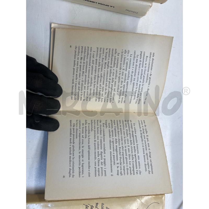 LB UN UOMO SOLO BERNANOS LA LOCUSTA VICENZA 1962 | Mercatino dell'Usato Teramo 3