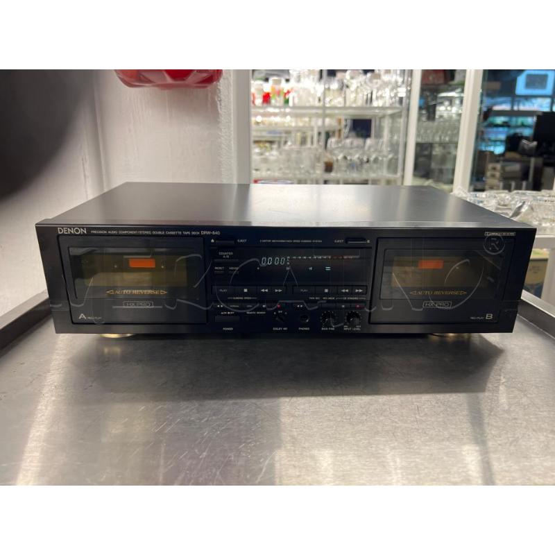 LETTORE DENON DRW 840 DOPPIO CASSETTE DECK - PERFETTO E TESTATO | Mercatino dell'Usato Teramo 1