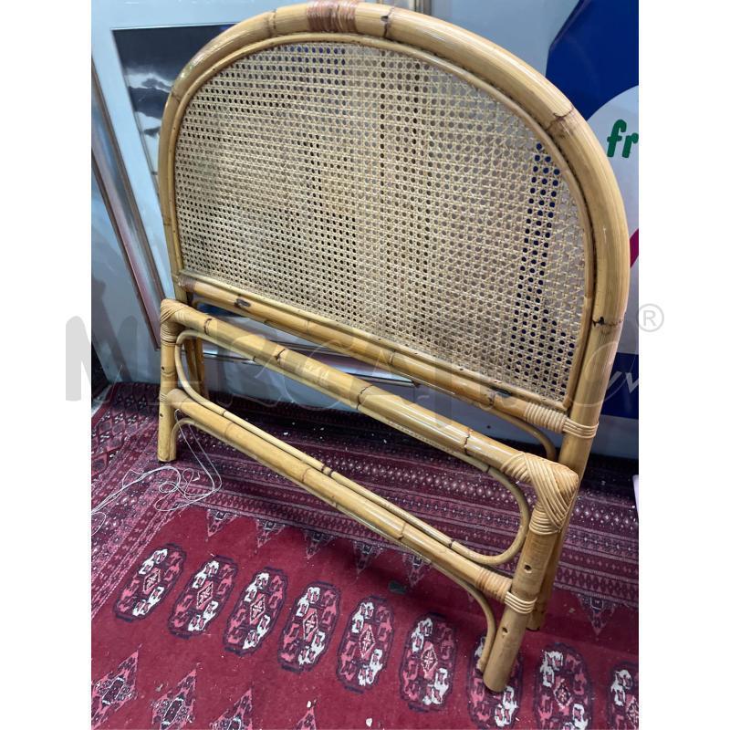 LETTO SINGOLO VIMINI BAMBU'  | Mercatino dell'Usato Teramo 1