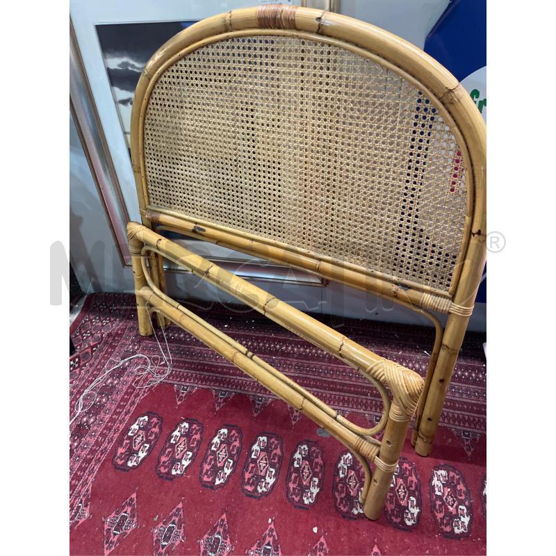 LETTO SINGOLO VIMINI BAMBU'  | Mercatino dell'Usato Teramo 2