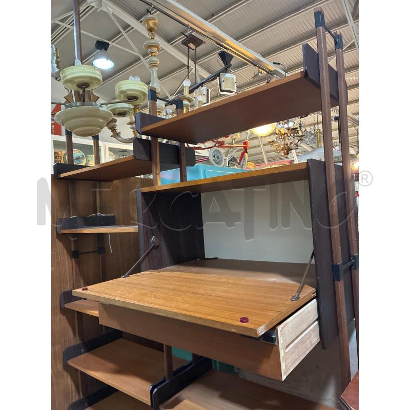 LIBRERIA SVEDERE 2 MODULI REGOLABILI IN LEGNO E FERRO | Mercatino dell'Usato Teramo 4