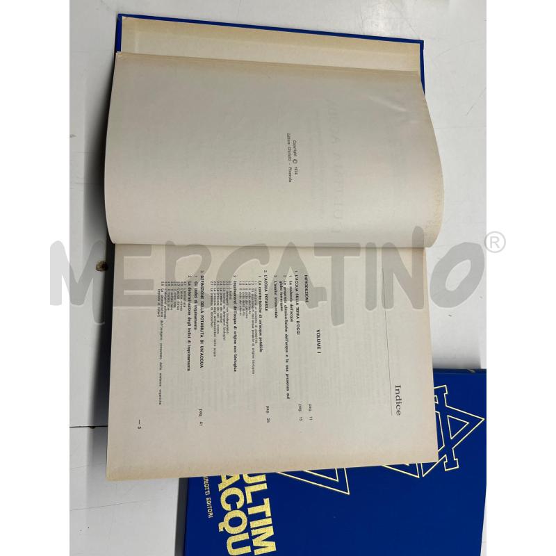 LIBRO ARMANDO CANUTI L'ULTIMA ACQUA 2 VOLUMI SECONDA EDIZIONE 1974 | Mercatino dell'Usato Teramo 2