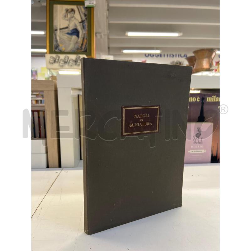 LIBRO ARTE NAPOLI IN MINIATURA 12 IMMAGINI 1976 | Mercatino dell'Usato Teramo 1