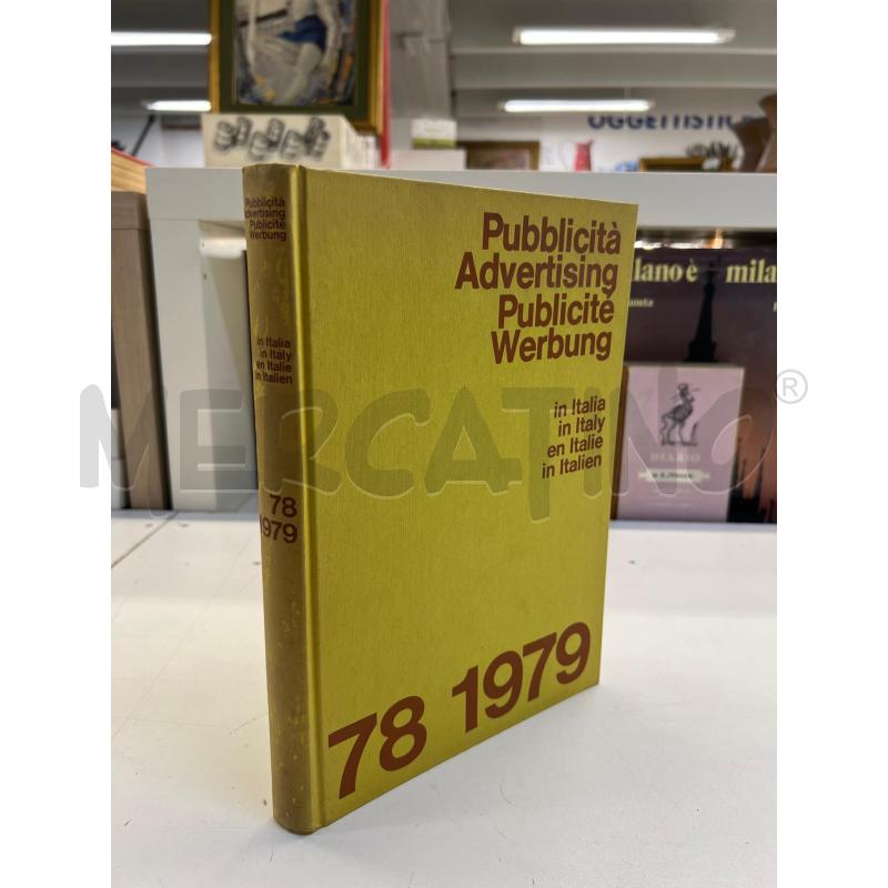 LIBRO ARTE PUBBLICITA IN ITALIA 78/79 | Mercatino dell'Usato Teramo 1