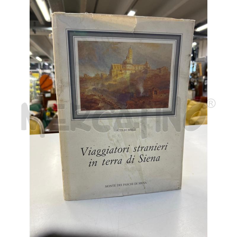LIBRO ARTE VIAGGIATORI STRANIERI IN TERRA DI SIENA ATTILIO BRILLI 1986 | Mercatino dell'Usato Teramo 1