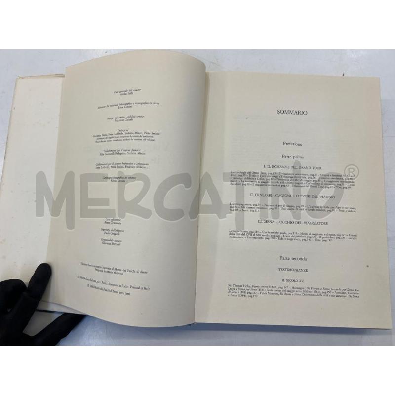 LIBRO ARTE VIAGGIATORI STRANIERI IN TERRA DI SIENA ATTILIO BRILLI 1986 | Mercatino dell'Usato Teramo 2