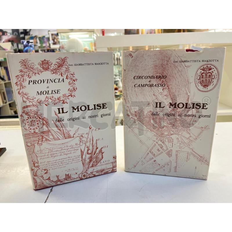 LIBRO IL MOLISE  GIAMBATTISTA MASCIOTTA 2 VOLUMI 1982 | Mercatino dell'Usato Teramo 1