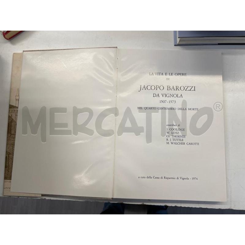 LIBRO JACOPO BAROZZI VITA E OPERE | Mercatino dell'Usato Teramo 2