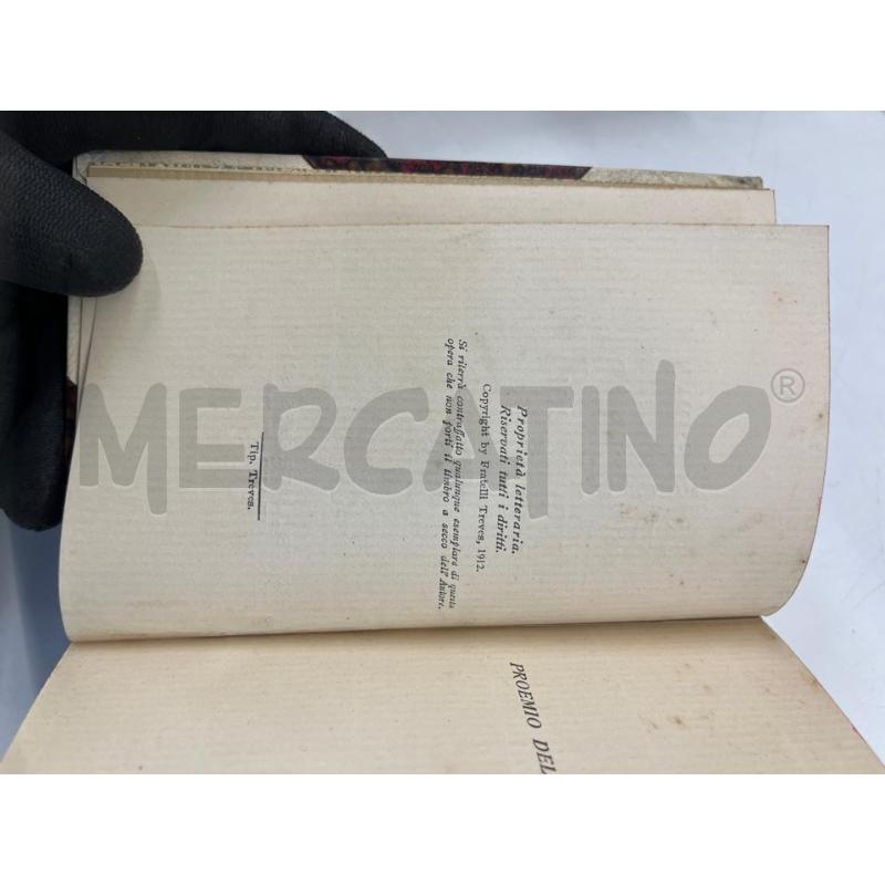 LIBRO LA VITA DI COLA DI RIENZO D'ANNUNZIO TREVES 1912 SECONDA EDIZIONE | Mercatino dell'Usato Teramo 3