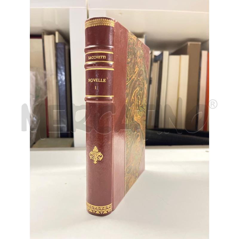 LIBRO NOVELLE DI FRANCO CASSETTI 1860 FIRENZE LE MONNIER VOLUME PRIMO RILEGATURA DI PREGIO | Mercatino dell'Usato Teramo 1