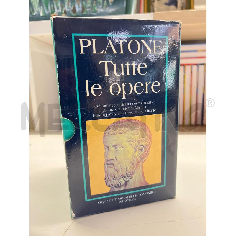 LIBRO PLATONE TUTTE LE OPERE | Mercatino dell'Usato Teramo 1