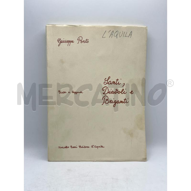 LIBRO SANTI DIAVOLI E BRIGANTI | Mercatino dell'Usato Teramo 1