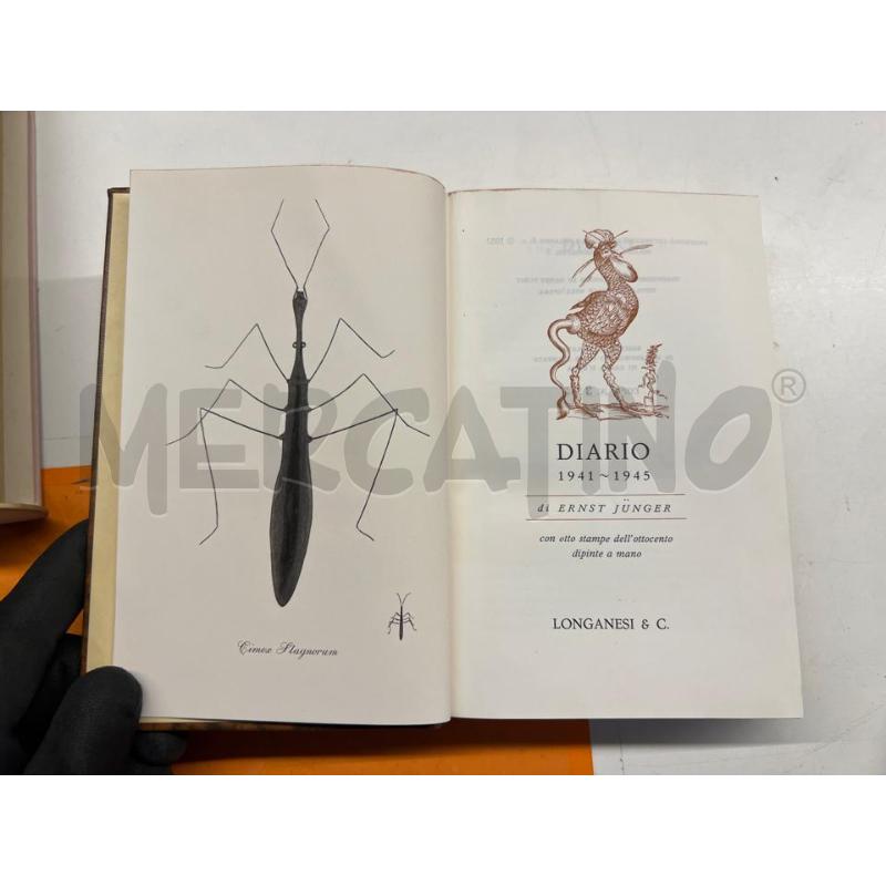 LIBRO VINTAGE DIARIO JUNGER LONGANESI 1957 EDIZIONE NUMERATA 354 SU CARTA D'INDIA | Mercatino dell'Usato Teramo 2