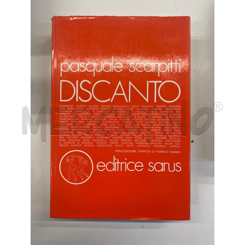 LIBRO  PASQUALE SCARPITTI DISCANTO | Mercatino dell'Usato Teramo 1