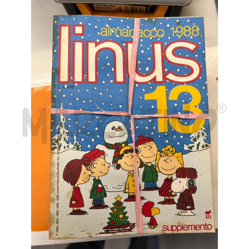 LINUS FUMETTI COLLEZIONE 12 VOL COMPLETI ANNO 1981 | Mercatino dell'Usato Teramo 1