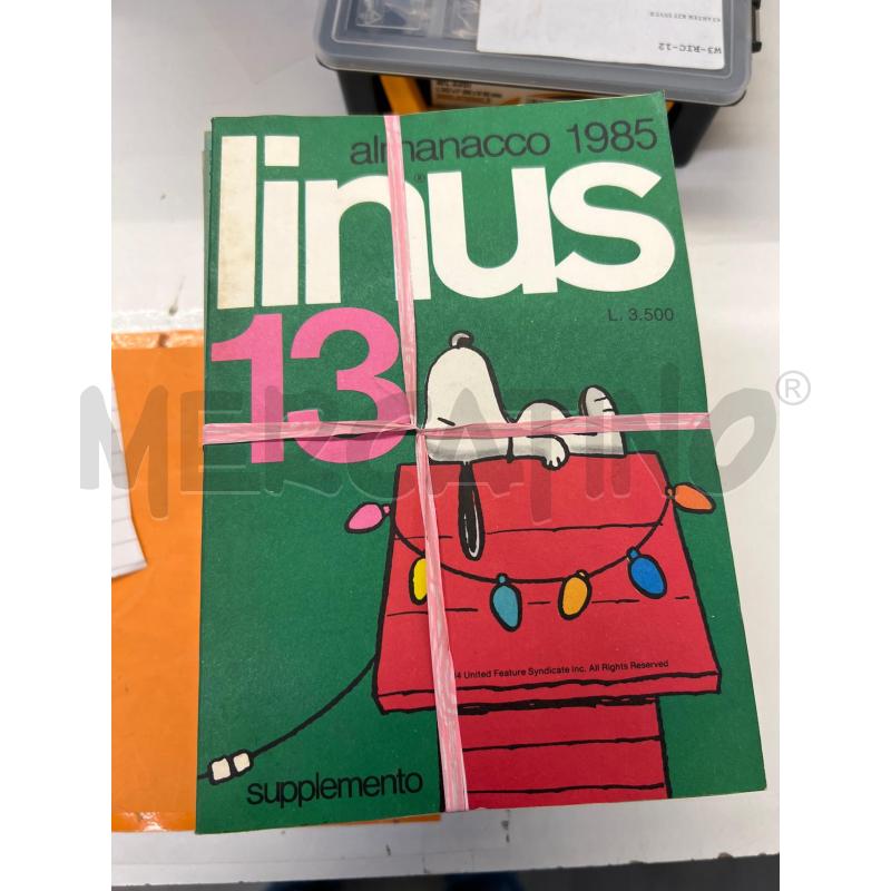 LINUS FUMETTI COLLEZIONE 12 VOL COMPLETI ANNO 1985 | Mercatino dell'Usato Teramo 1
