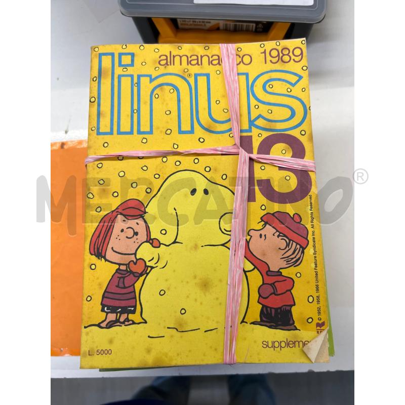 LINUS FUMETTI COLLEZIONE 12 VOL COMPLETI ANNO 1989 | Mercatino dell'Usato Teramo 1