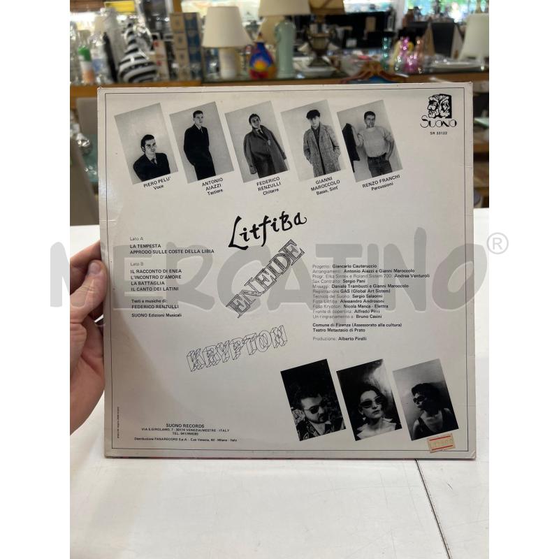 LITFIBA ENEIDE DI KRYPTON 1990 ITALIAN PRESSING LP 33 VINYL - RARISSIMO | Mercatino dell'Usato Teramo 2