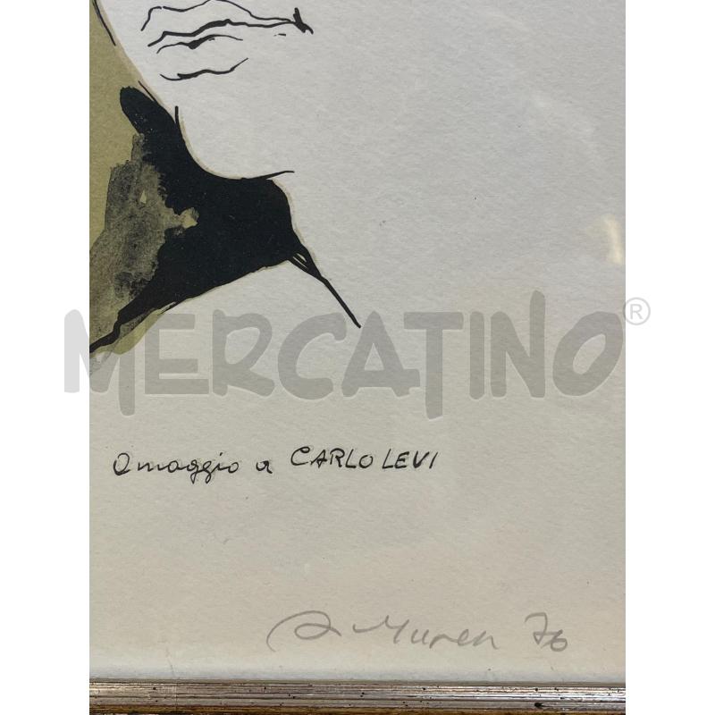 LITOGRAFIA FRANCO MURER OMAGGIO A CARLO LEVI NUM 31DI 980 | Mercatino dell'Usato Teramo 3