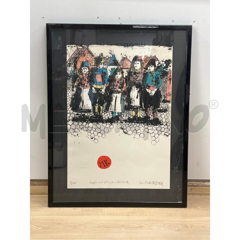 LITOGRAFIA GENNARO PICINNI 50X70 PROVA D'AUTORE | Mercatino dell'Usato Teramo 1