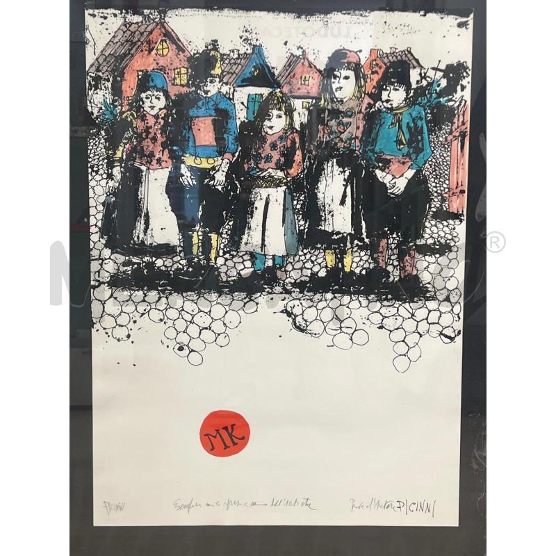 LITOGRAFIA GENNARO PICINNI 50X70 PROVA D'AUTORE | Mercatino dell'Usato Teramo 2