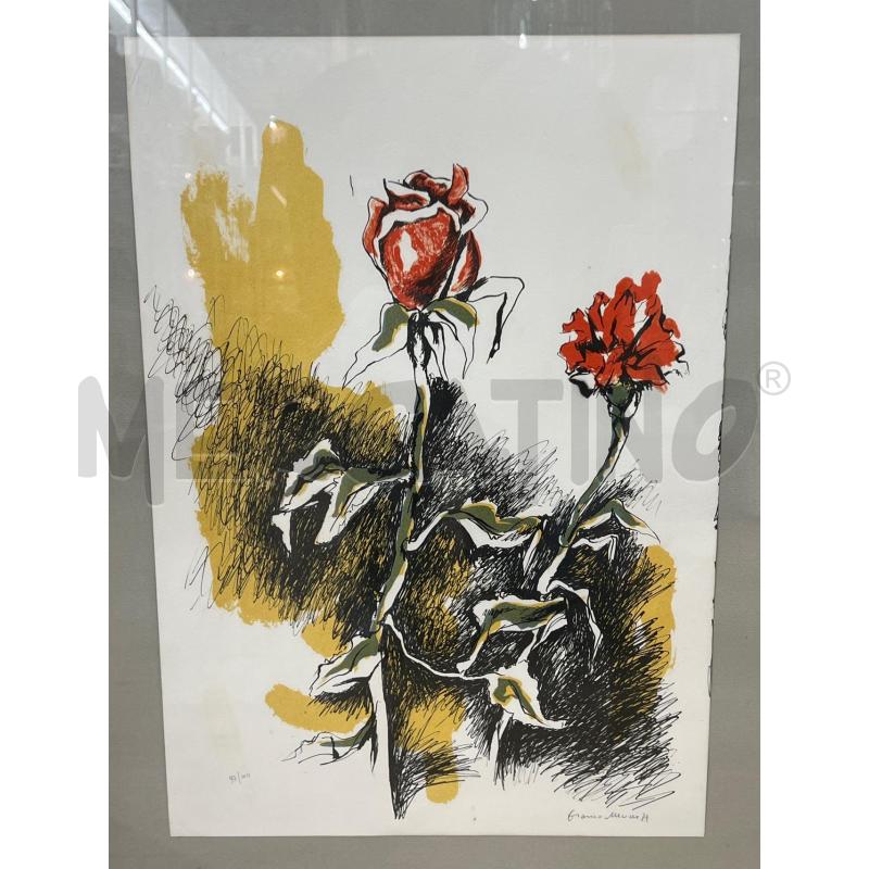 LITOGRAFIA MURER 1979 97 DI 100 ROSE | Mercatino dell'Usato Teramo 2