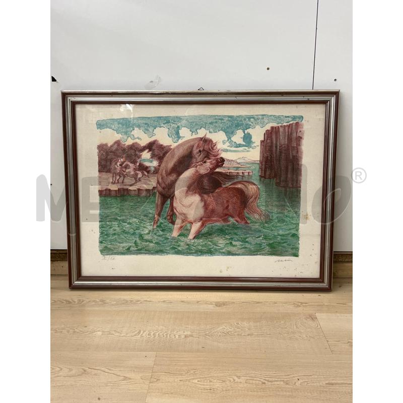 LITOGRAFIA MURER CAVALLI X DI XV -  | Mercatino dell'Usato Teramo 1