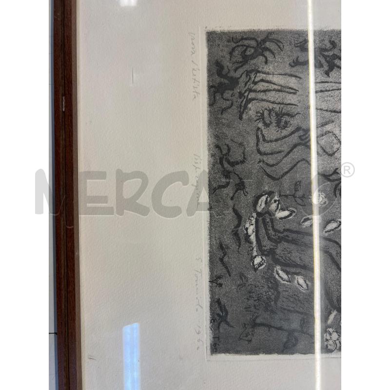 LITOGRAFIA PROVA D'AUTORE ASTRATTO TONI GRIGI SOGGETTI  | Mercatino dell'Usato Teramo 2