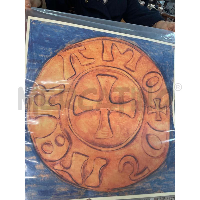LITOGRAFIA QUATTRINO TERAMANO VENANZO CROCETTI CARTA MURILLO 70X70 | Mercatino dell'Usato Teramo 2