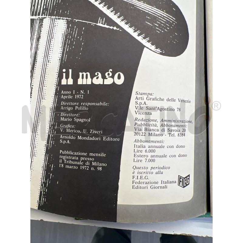 LOTTO PZ. 9 FUMETTO IL MAGO VINTAGE PRIMI 9 VOLUMI 1972 ANNO 1 | Mercatino dell'Usato Teramo 3