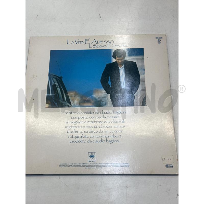 LP VINILE CLAUDIO BAGLIONI LA VITA È ADESSO | Mercatino dell'Usato Teramo 2