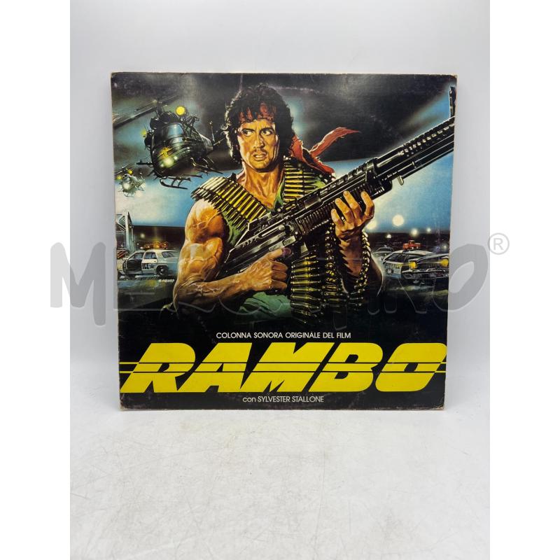 LP VINILE DISCO RAMBO COLONNA SONORA ORIGINALE SYLVESTER STALLONE | Mercatino dell'Usato Teramo 1
