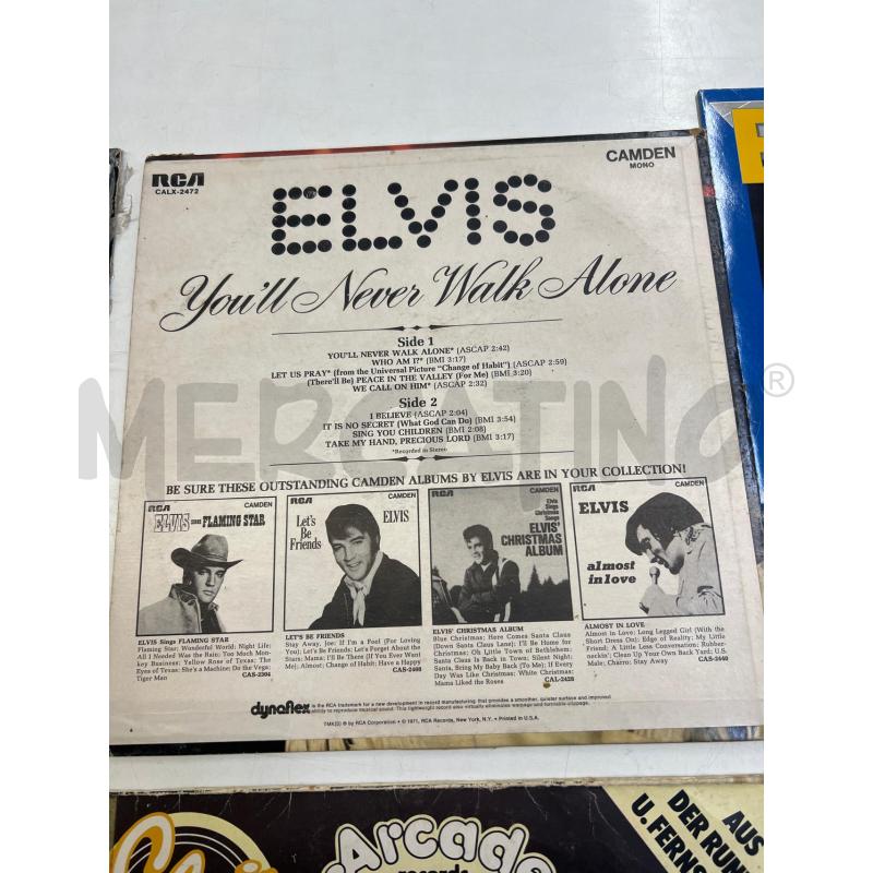 LP VINILE ELVIS YOU NEVER WALK ALONE | Mercatino dell'Usato Teramo 2