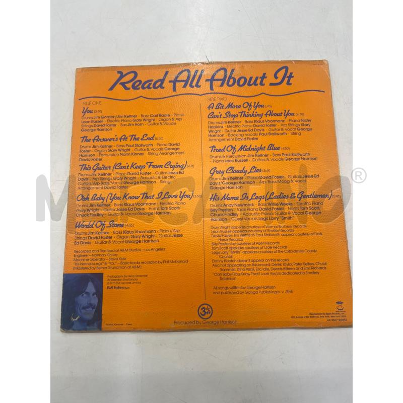 LP VINILE GEORGE HARRISON EXTRA TEXTTURE COPERTINA DA RIV | Mercatino dell'Usato Teramo 2