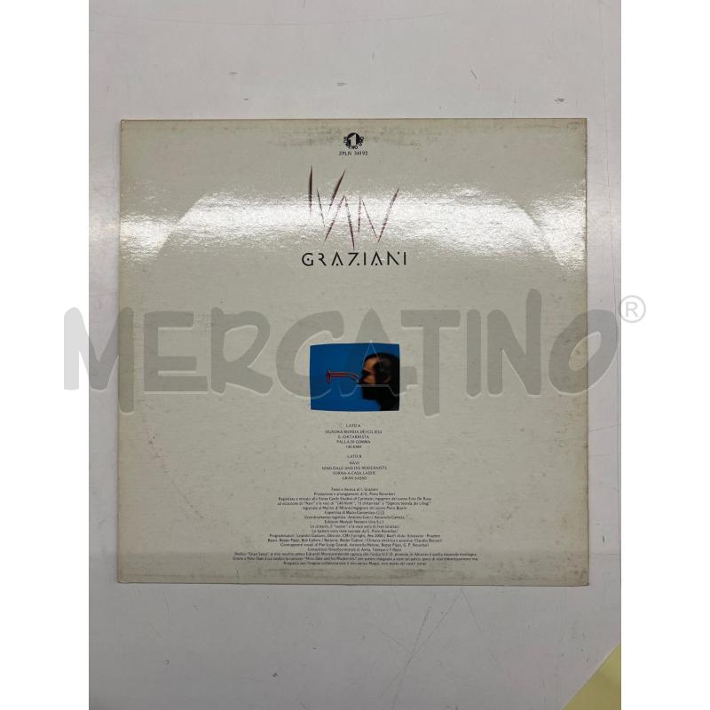 LP VINILE IVAN . GRAZIANI ZPLN 34192 - RIGATO | Mercatino dell'Usato Teramo 2