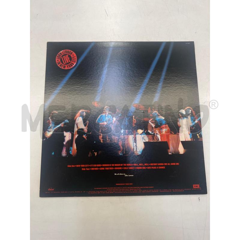 LP VINILE JOHN LENNON LIVE IN NEW YORK CITY | Mercatino dell'Usato Teramo 2