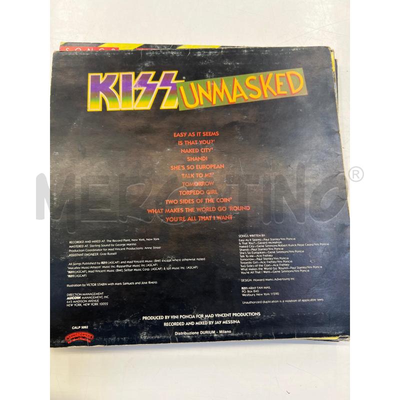 LP VINILE KISS UNMASKED  | Mercatino dell'Usato Teramo 2